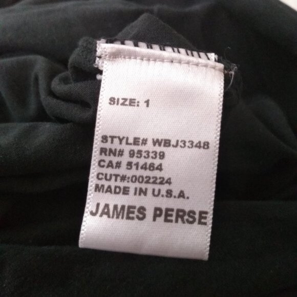 Standard James Perse black cotton mini dress  size 1 - Picture 9 of 10